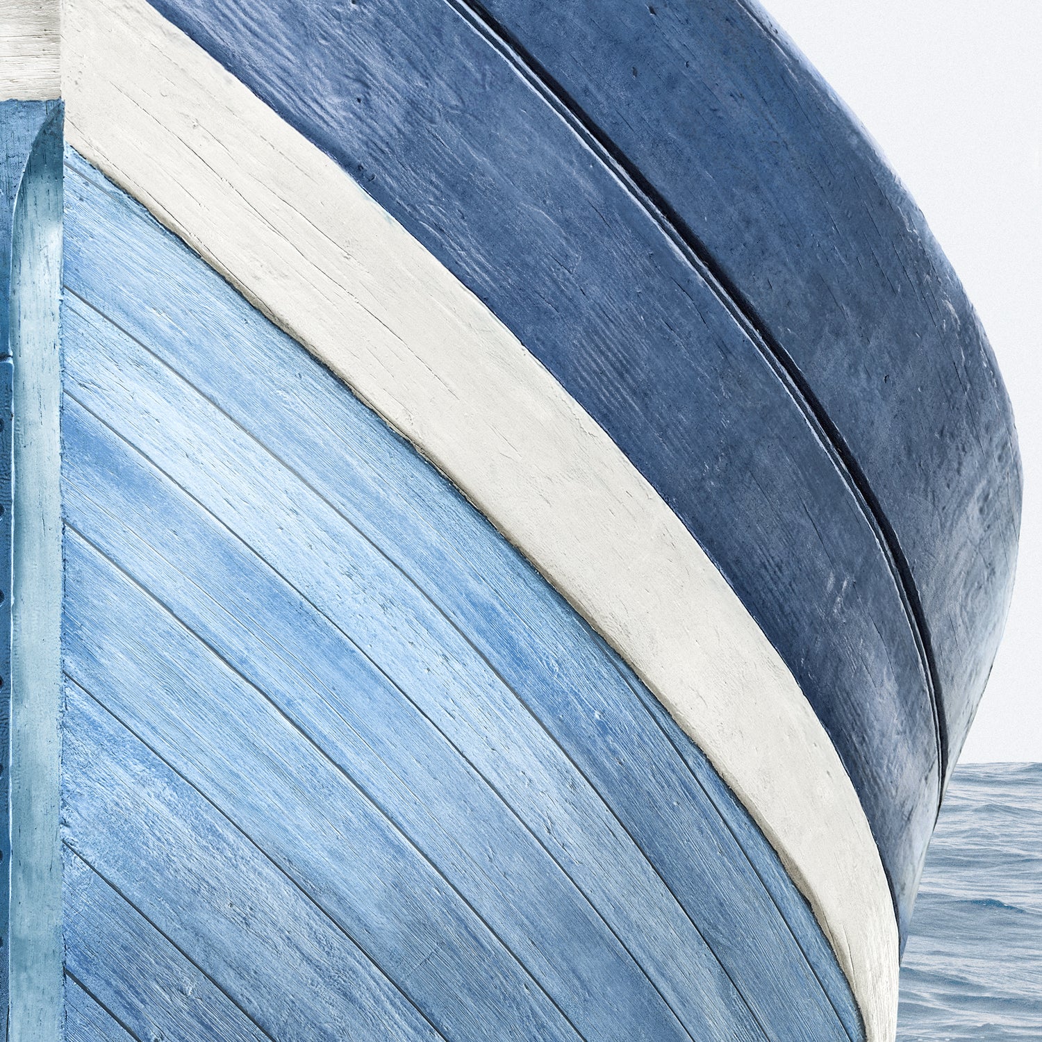 lifestyle view of Seaworn Bows III luxury Artwork