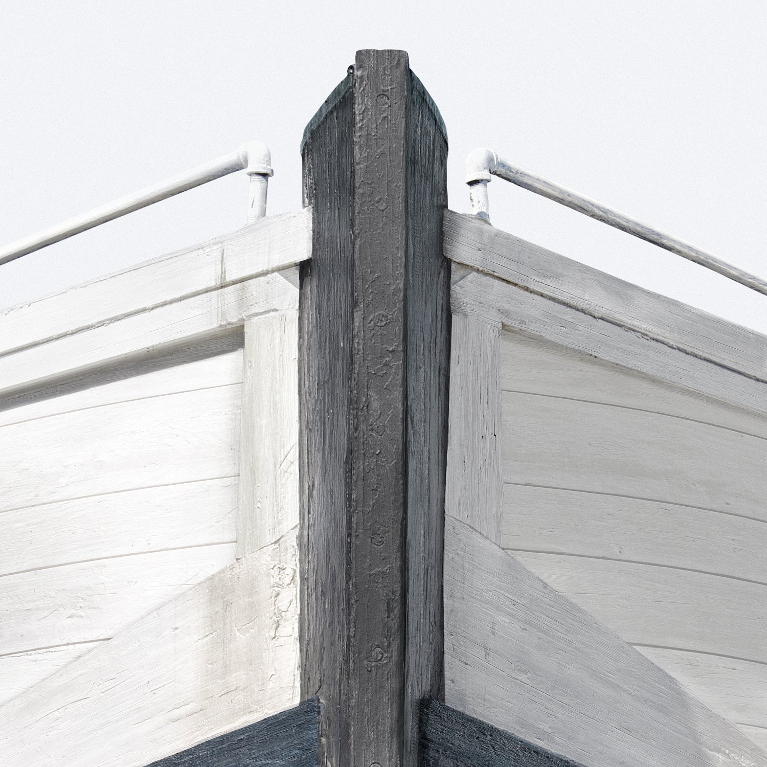 detail view of Seaworn Bows IV luxury Artwork
