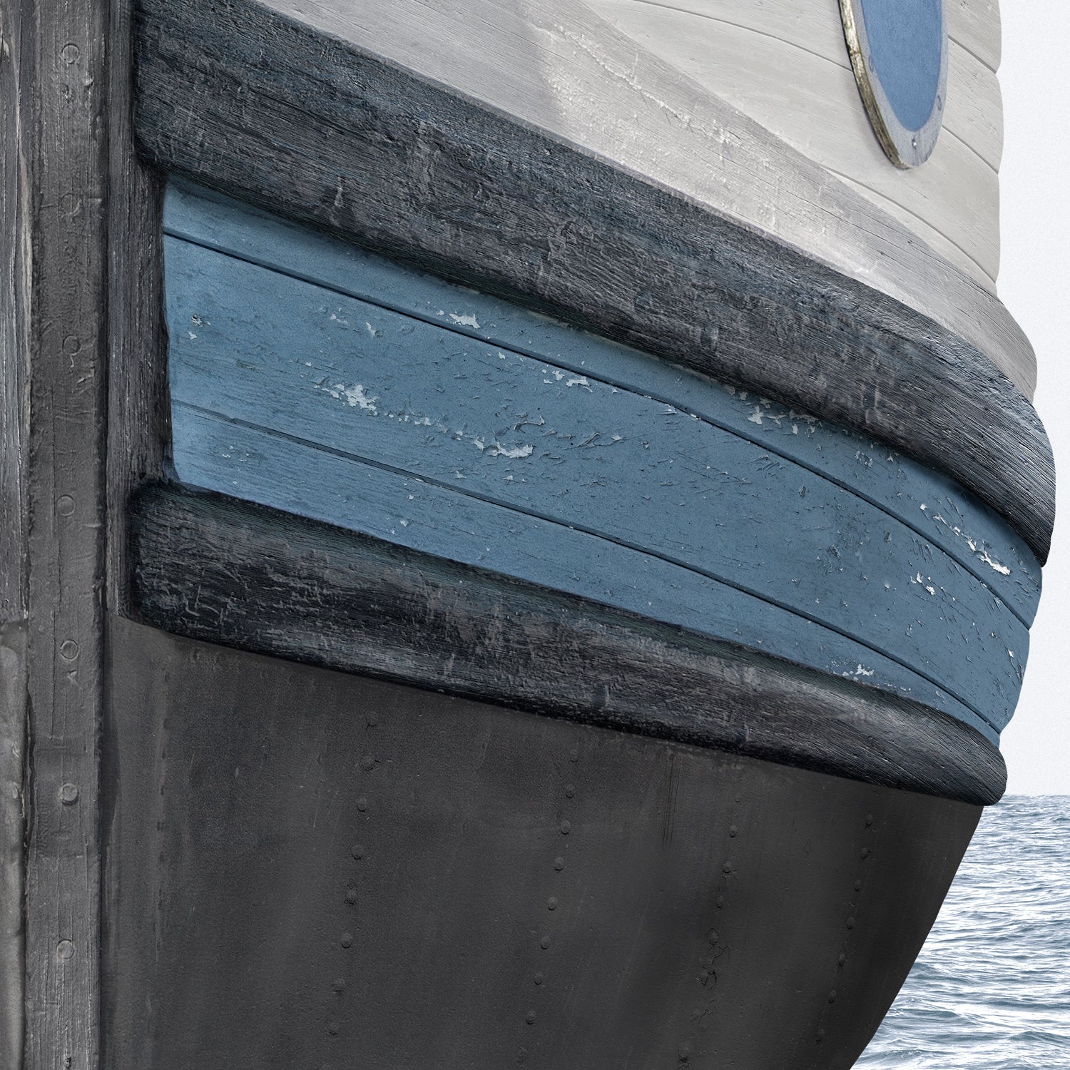 lifestyle view of Seaworn Bows IV luxury Artwork