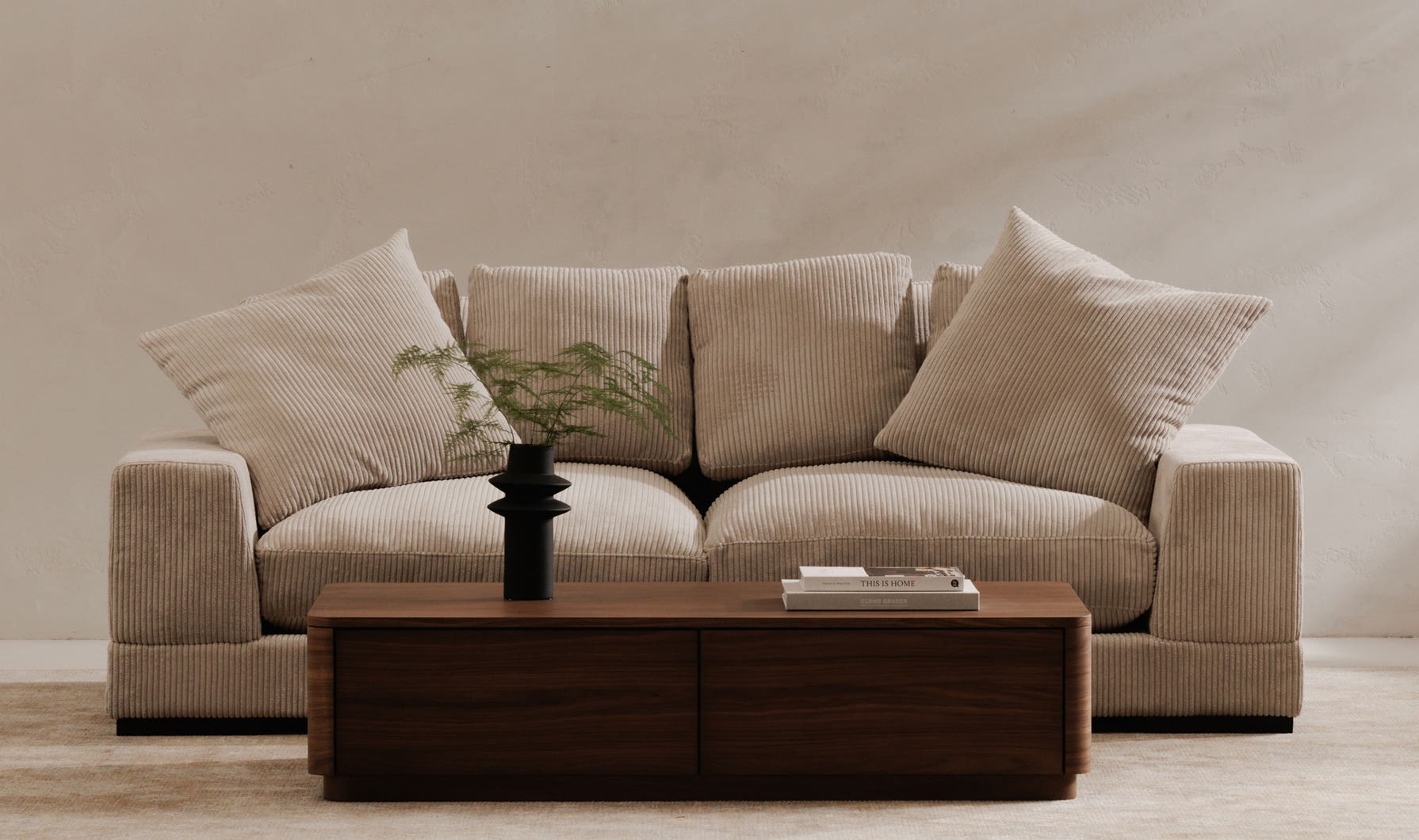 Plunge Sofa Cappuccino