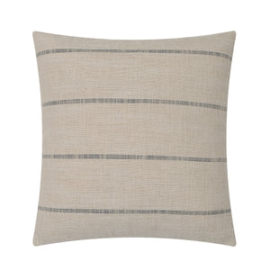 Montana indoor pillow in beige fabric with black stripes