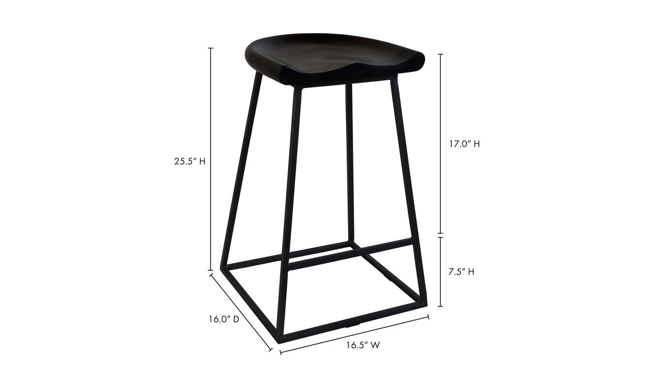 Jackman Counter Stool Dark Brown