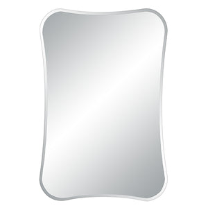 Kalmia Wall Mirror with a soft, rounded edge and reflective surface