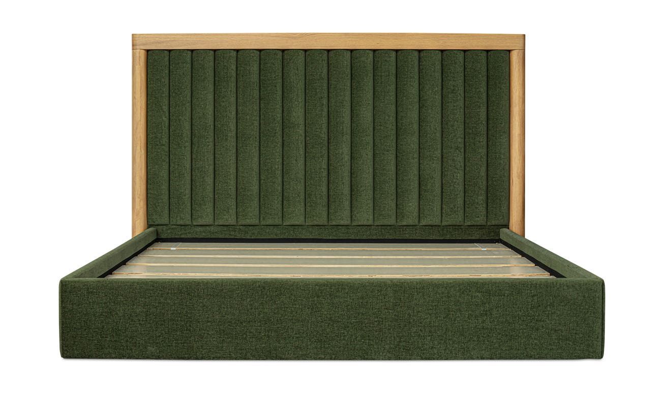 Nina Queen Bed Forest Green