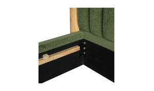 Nina Queen Bed Forest Green