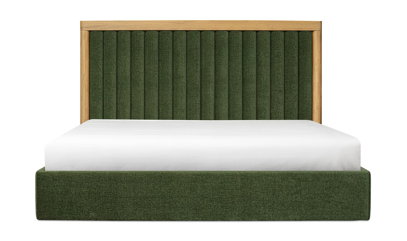 Nina Queen Bed Forest Green