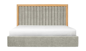 Nina King Bed Grey Mist