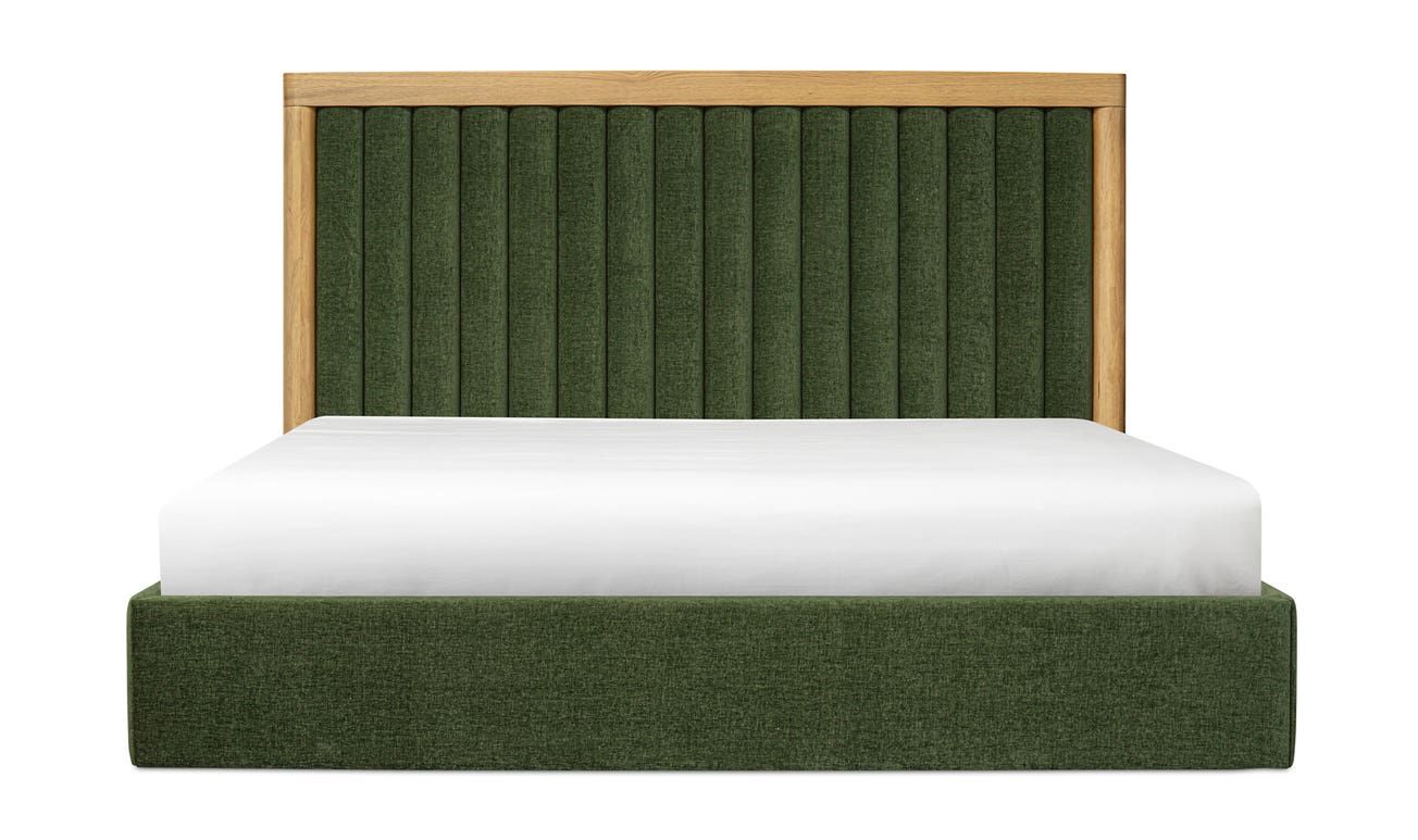 Nina King Bed Forest Green