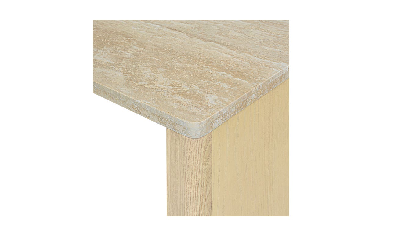 Blake Coffee Table Beige Travertine