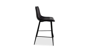 lifestyle view of Alibi Counter Stool Matte Black Set of Two luxury Table & Bar Stool