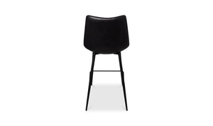 lifestyle view of Alibi Counter Stool Matte Black Set of Two luxury Table & Bar Stool