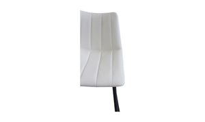 lifestyle view of Alibi Counter Stool Ivory Set of Two luxury Table & Bar Stool