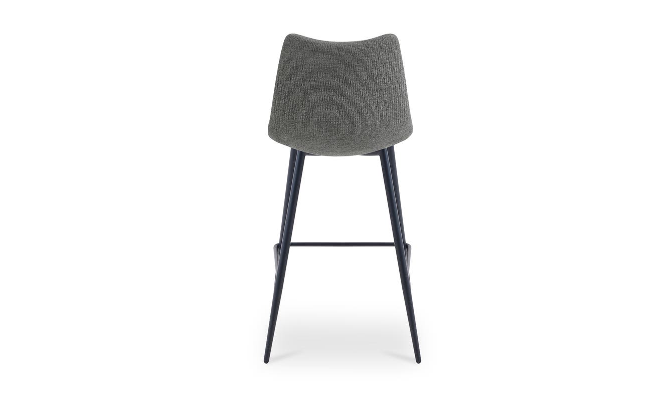 lifestyle view of Alibi Counter Stool Dark Grey-Set of Two luxury Table & Bar Stool