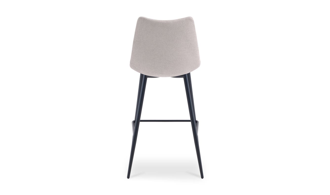 lifestyle view of Alibi Counter Stool Beige-Set of Two luxury Table & Bar Stool