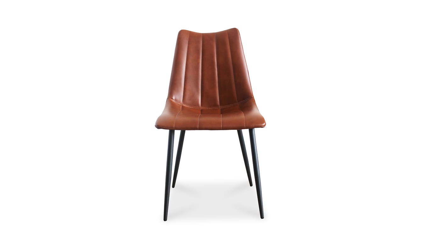 lifestyle view of Alibi Dining Chair Brown - Set Of Two luxury Chair