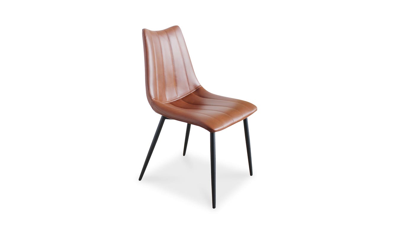 lifestyle view of Alibi Dining Chair Brown - Set Of Two luxury Chair