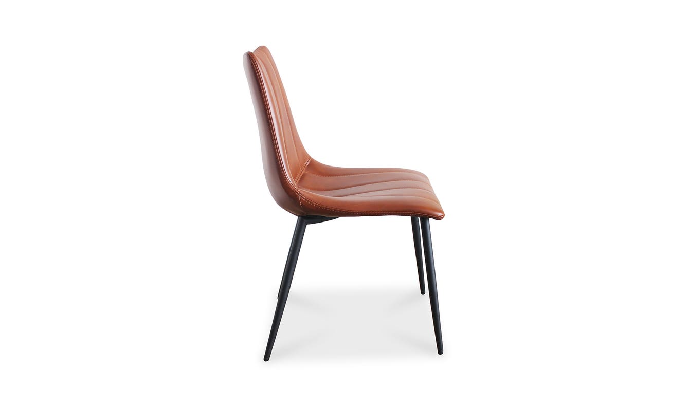 lifestyle view of Alibi Dining Chair Brown - Set Of Two luxury Chair