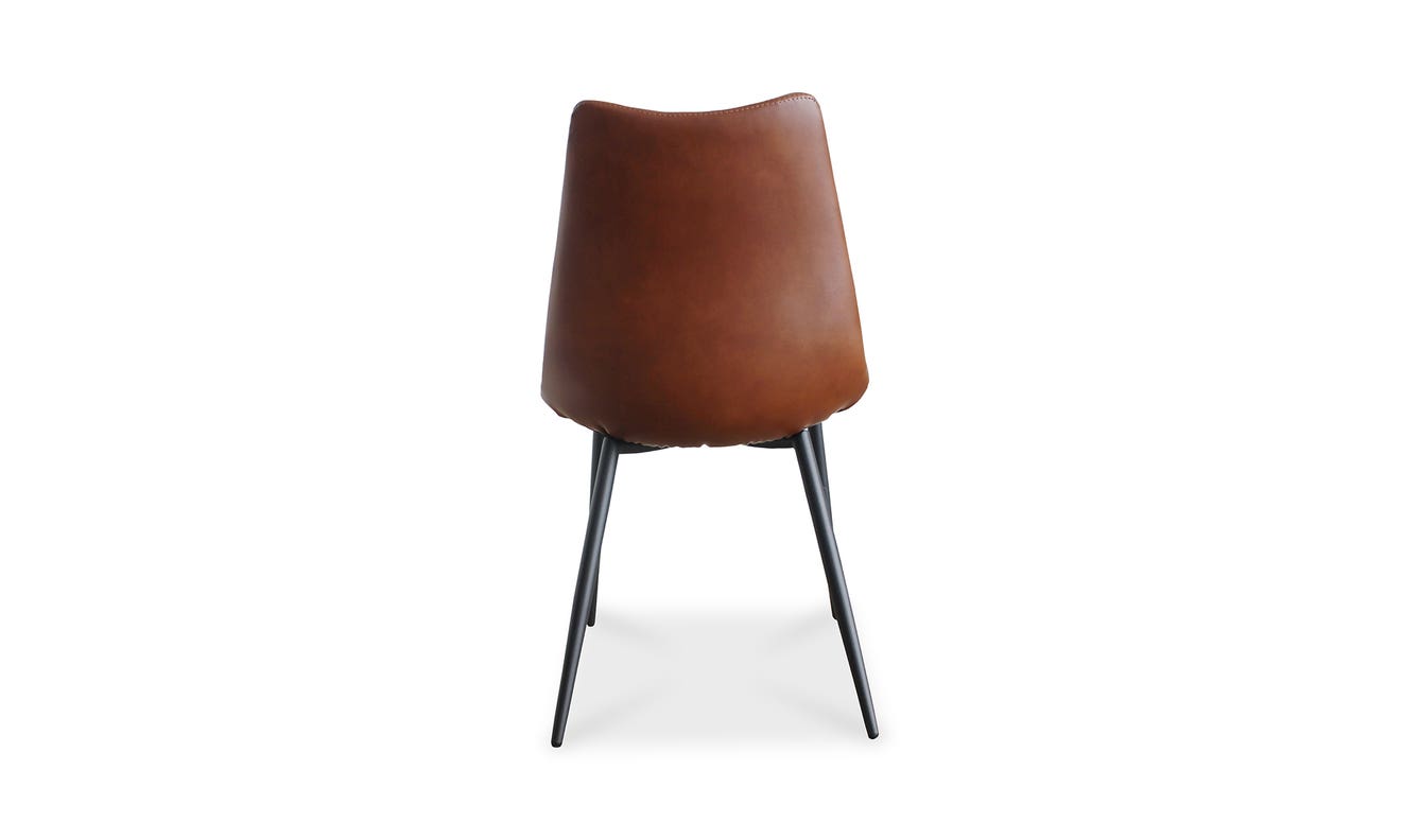 lifestyle view of Alibi Dining Chair Brown - Set Of Two luxury Chair