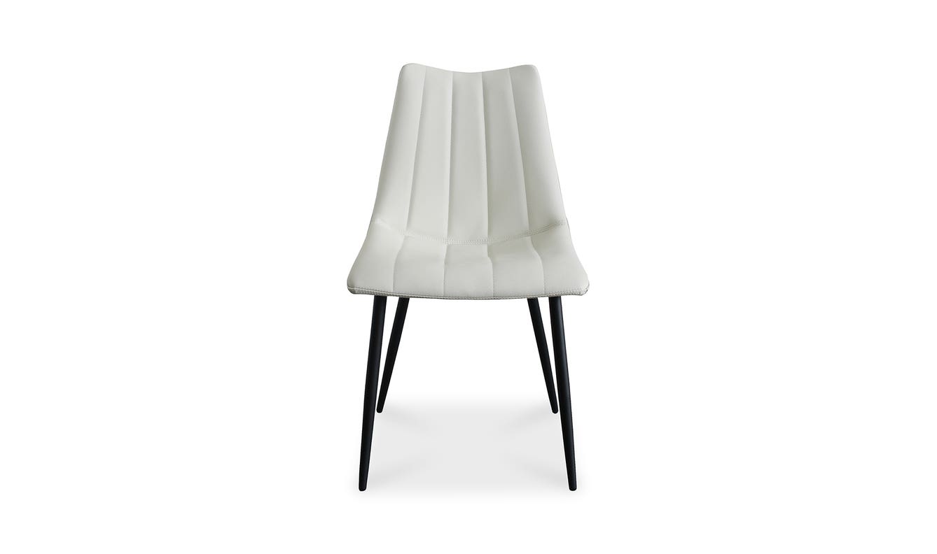 lifestyle view of Alibi Dining Chair Ivory - Set Of Two luxury Chair