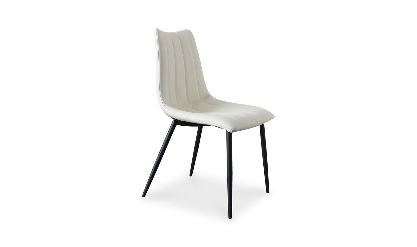 lifestyle view of Alibi Dining Chair Ivory - Set Of Two luxury Chair