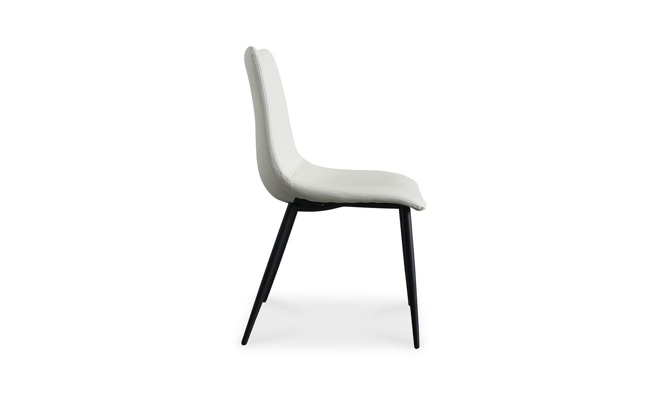 lifestyle view of Alibi Dining Chair Ivory - Set Of Two luxury Chair
