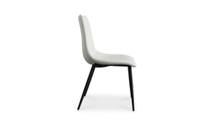 lifestyle view of Alibi Dining Chair Ivory - Set Of Two luxury Chair