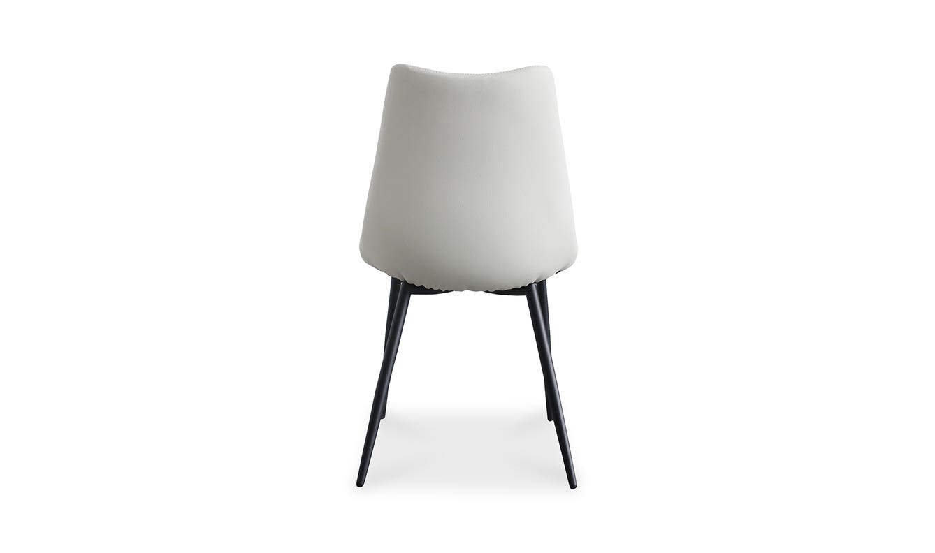 lifestyle view of Alibi Dining Chair Ivory - Set Of Two luxury Chair