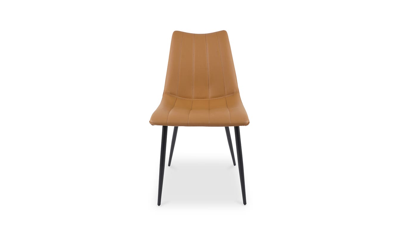 lifestyle view of Alibi Dining Chair Tan - Set Of Two luxury Chair