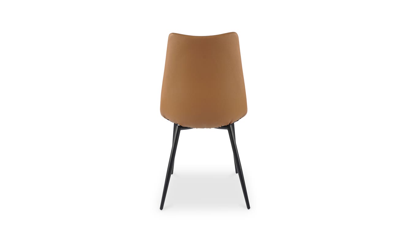 lifestyle view of Alibi Dining Chair Tan - Set Of Two luxury Chair
