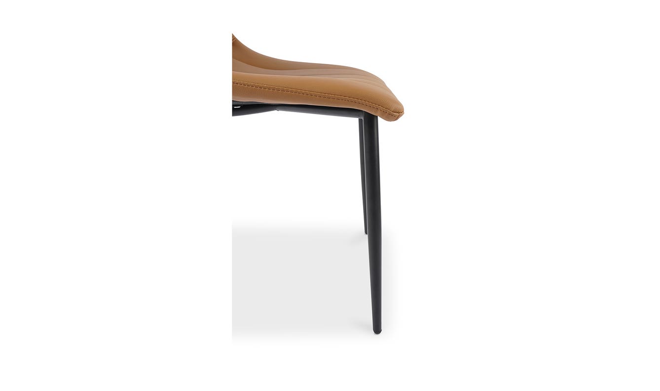 lifestyle view of Alibi Dining Chair Tan - Set Of Two luxury Chair
