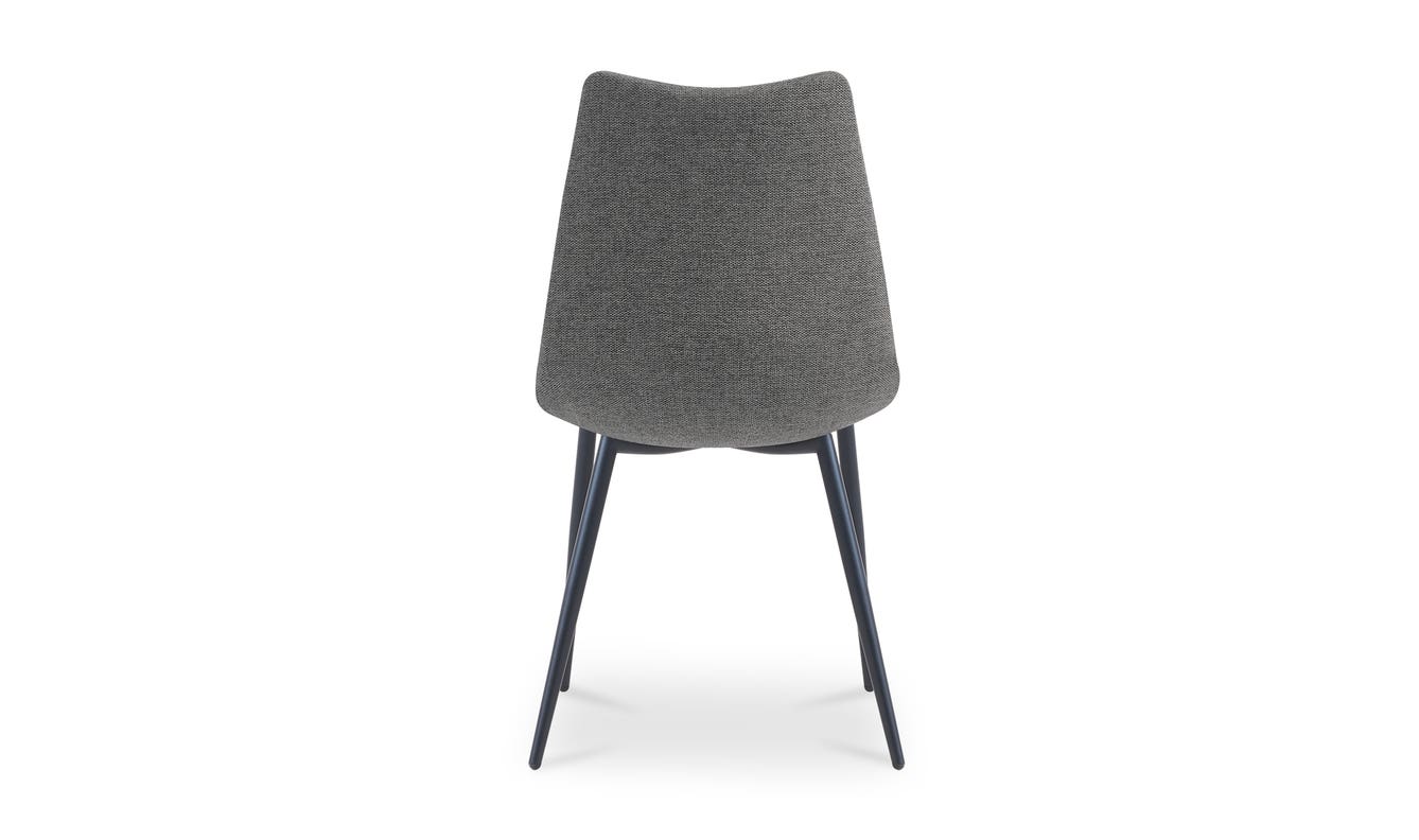 lifestyle view of Alibi Dining Chair Dark Grey-Set of Two luxury Chair