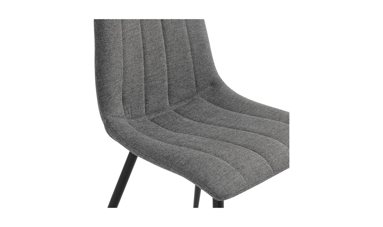 lifestyle view of Alibi Dining Chair Dark Grey-Set of Two luxury Chair