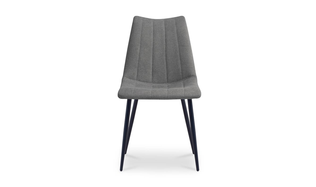 detail view of Alibi Dining Chair Dark Grey-Set of Two luxury Chair