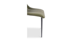 lifestyle view of Alibi Dining Chair Dark Green luxury Chair