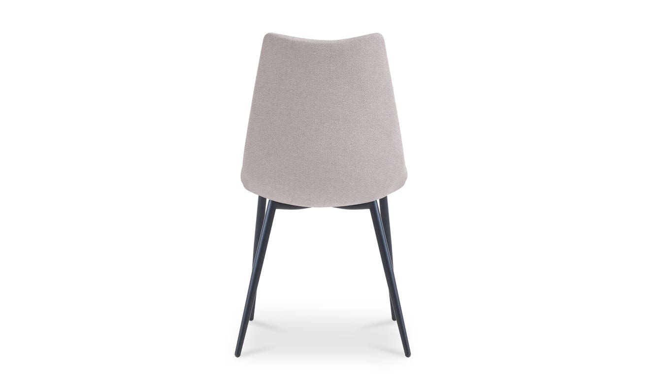 lifestyle view of Alibi Dining Chair Beige-Set of Two luxury Chair
