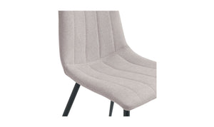 lifestyle view of Alibi Dining Chair Beige-Set of Two luxury Chair