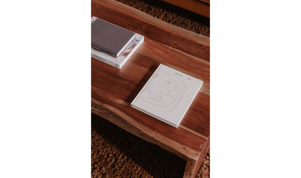detail view of Tyrell Coffee Table Natural Stain luxury Coffee Table