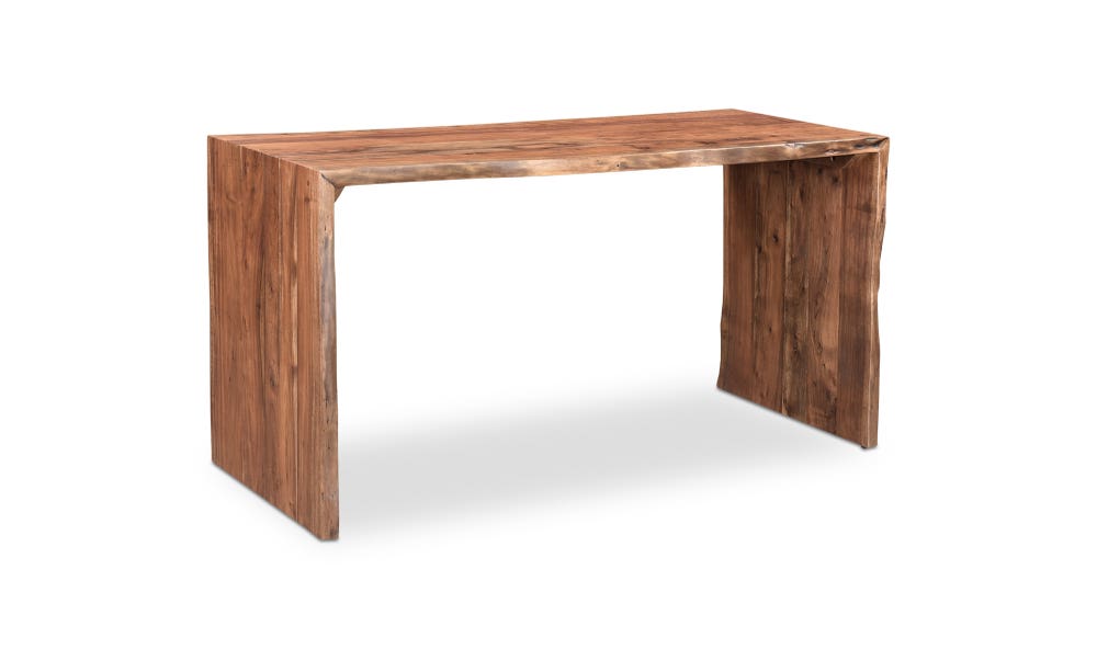 lifestyle view of Tyrell Desk Natural Stain luxury Desk