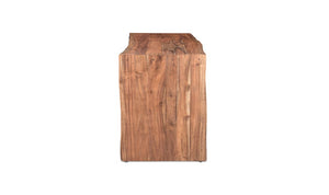 lifestyle view of Tyrell Desk Natural Stain luxury Desk