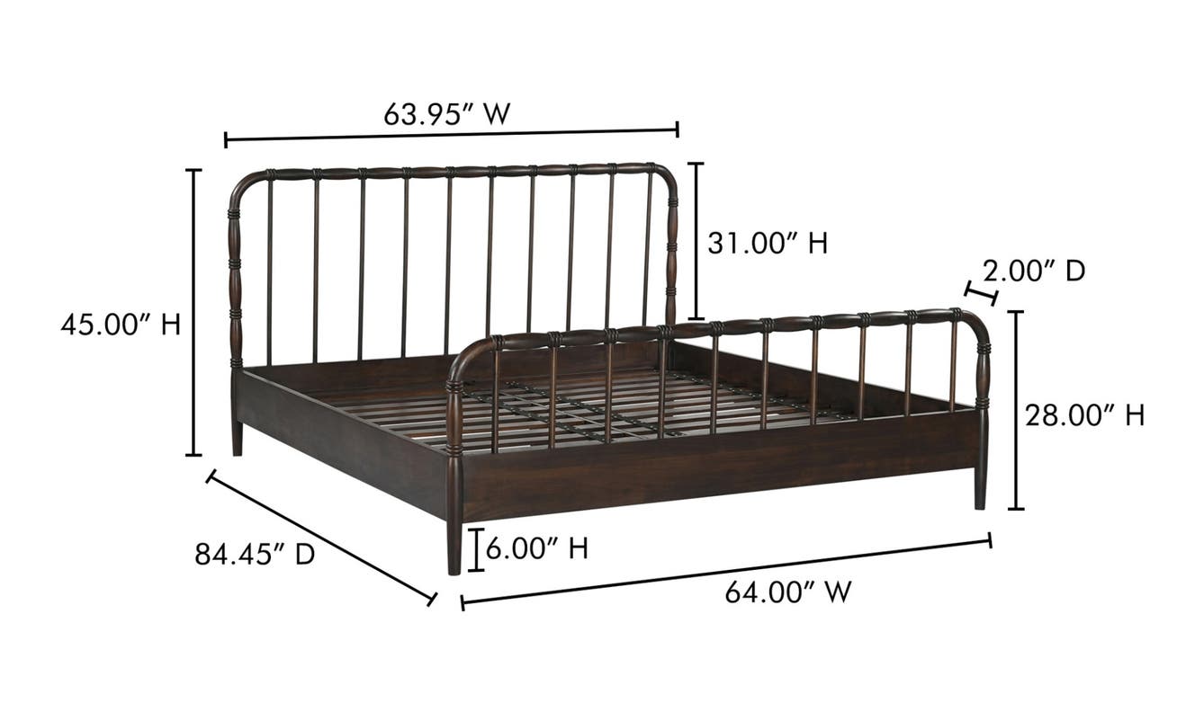 lifestyle view of Vivian Queen Bed luxury Beds & Bed Fram