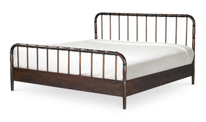 angle view of Vivian King Bed luxury Beds & Bed Fram
