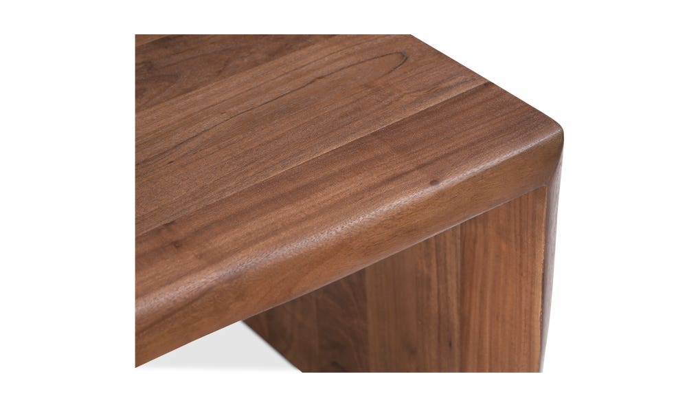 lifestyle view of Tyrell Side Table Natural Stain luxury Accent Table