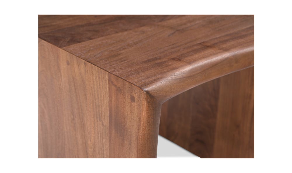 lifestyle view of Tyrell Side Table Natural Stain luxury Accent Table