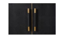 lifestyle view of Mako Sideboard Black Small luxury Sideboard