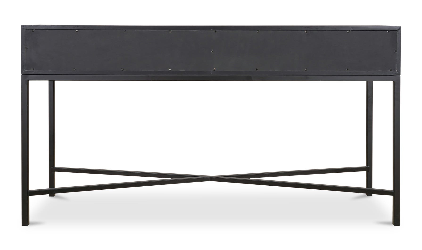 lifestyle view of Mako Console Table Black luxury Sideboard