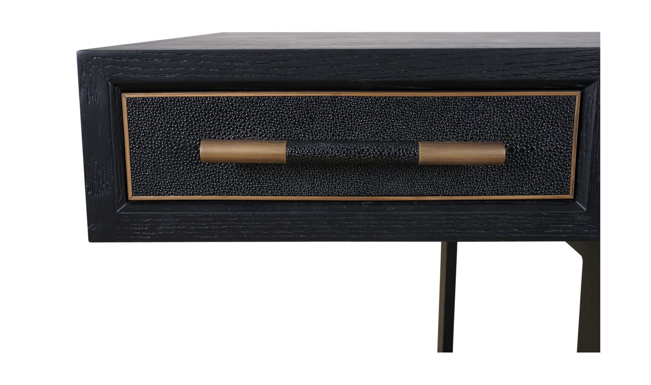 lifestyle view of Mako Desk Black luxury Desk
