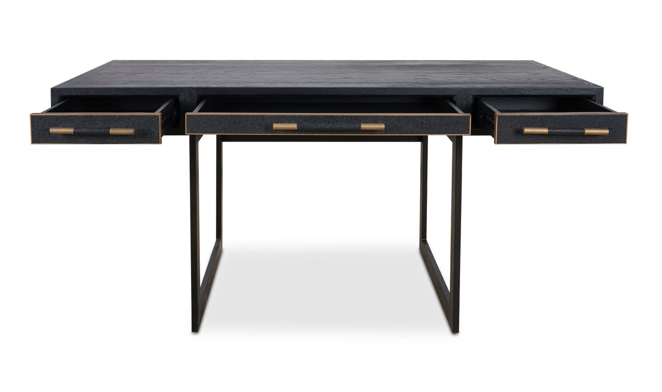 detail view of Mako Desk Black luxury Desk