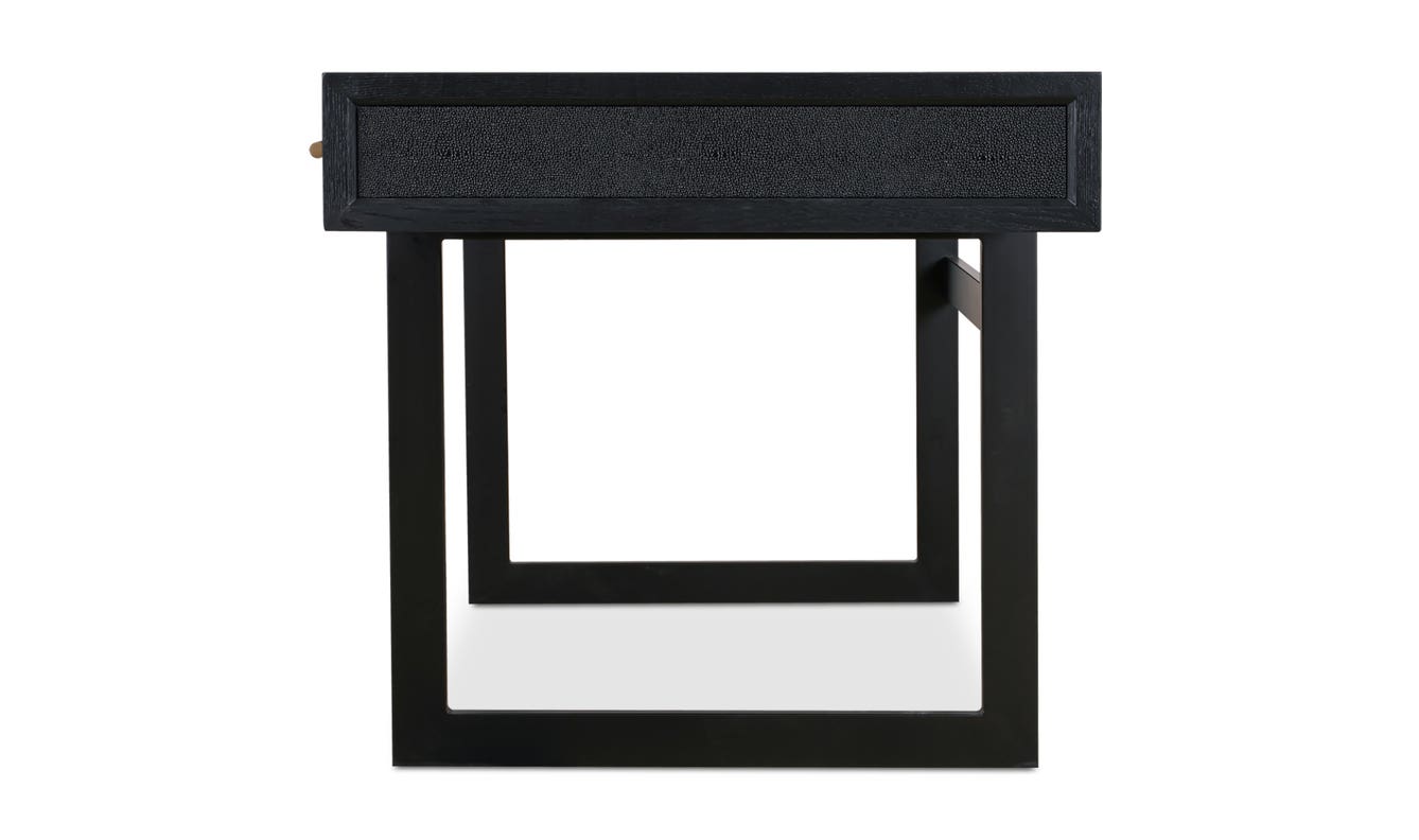 lifestyle view of Mako Desk Black luxury Desk