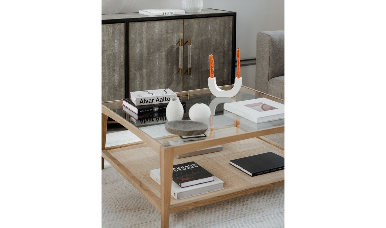 detail view of Harrington Coffee Table Natural luxury Coffee Table