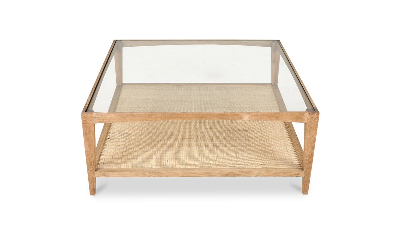 front view of Harrington Coffee Table Natural luxury Coffee Table